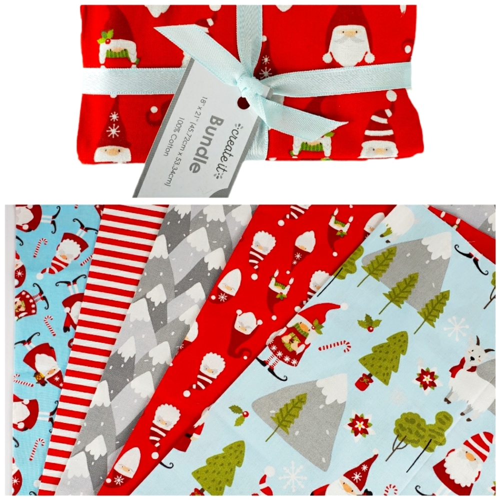 Create it Pre Cut 5pc Gnome Fabric 18" X 21" - Picture 1 of 8